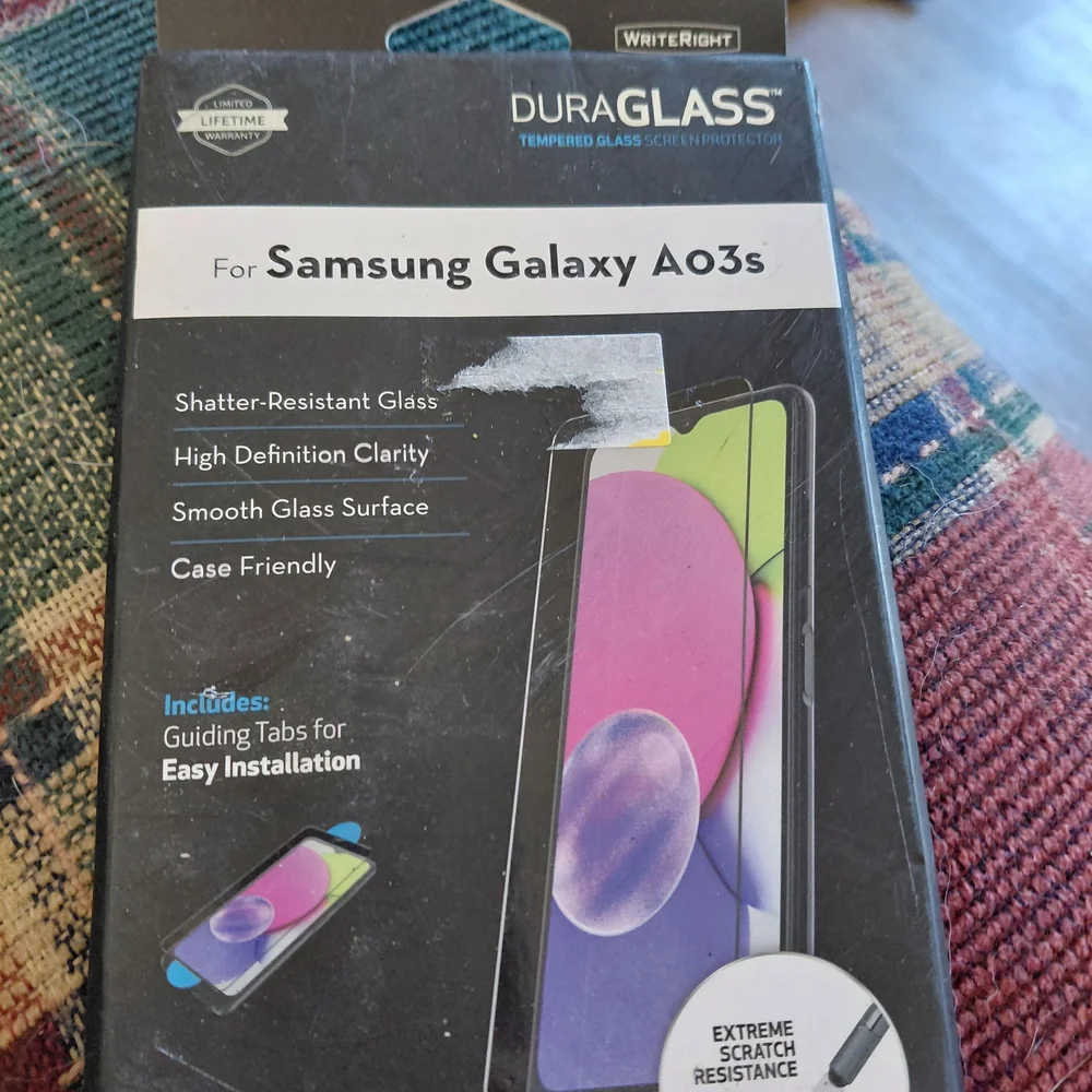 Tempered Glass Screen Protector for Samsung Galaxy A03s - Clear